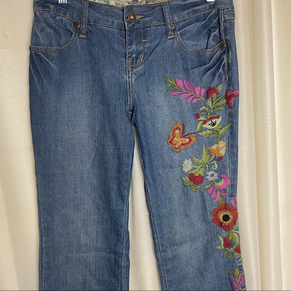 Zana Di embroidered boho hippie jeans - Picture 3 of 13
